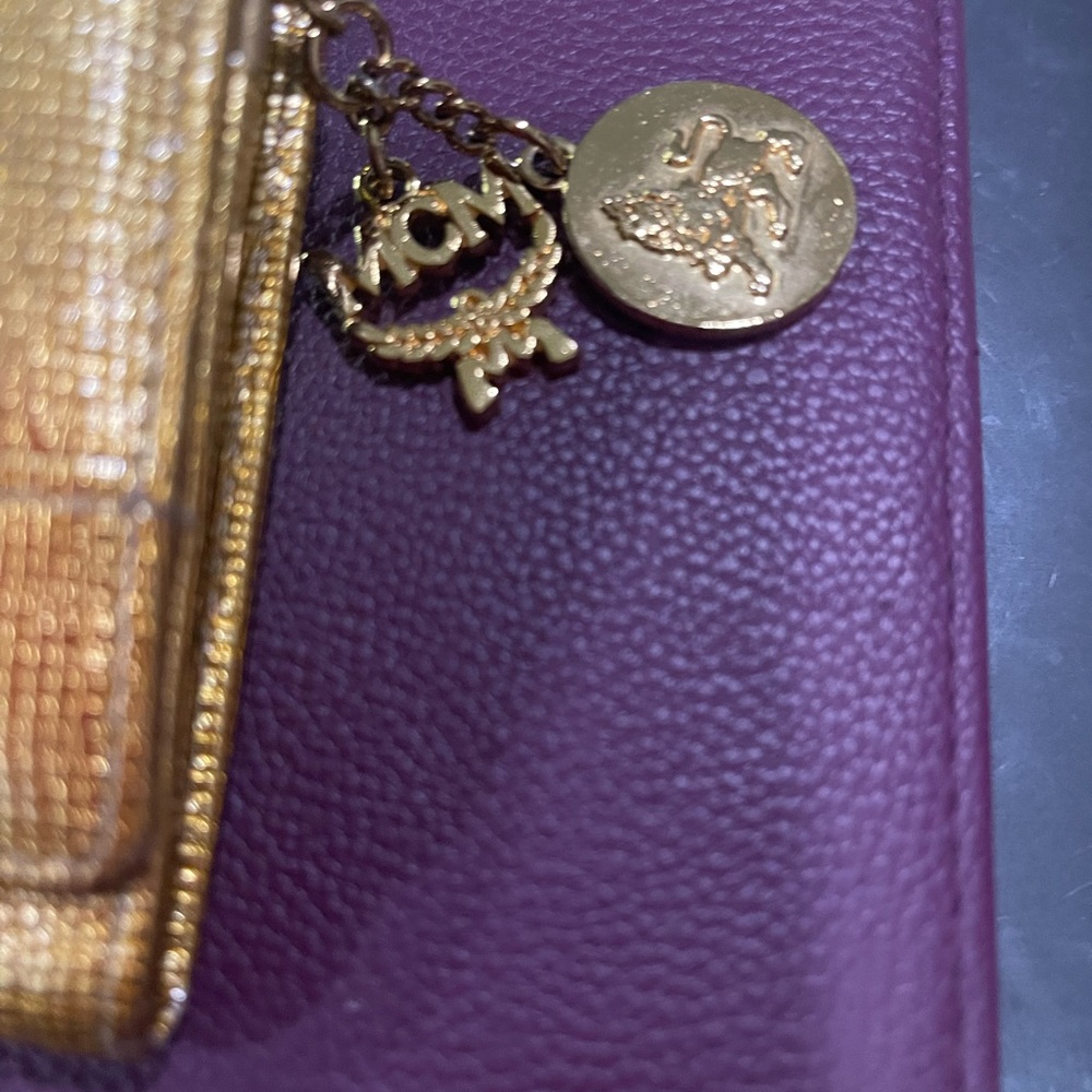 MCM Shimmering Gold Wallet - Picture 3 of 9